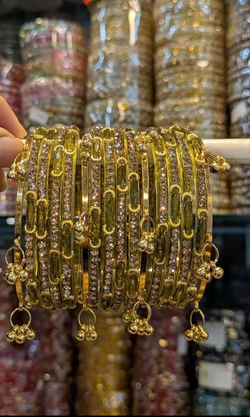 Kashmiri Golden Ghungroo Churi  Size: 2.4, 2.6, 2.8